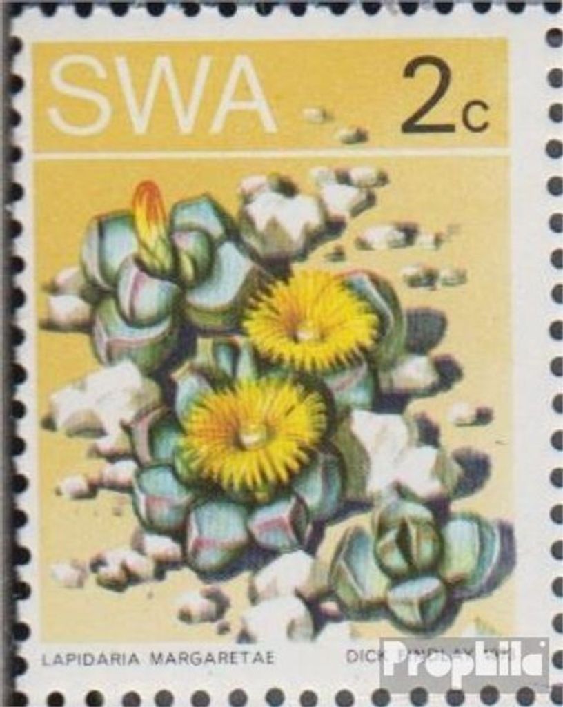Briefmarken Namibia - Südwestafrika 1973 Mi 374A y, phosphoriszierendes Papier postfrisch Wüstenpflanzen