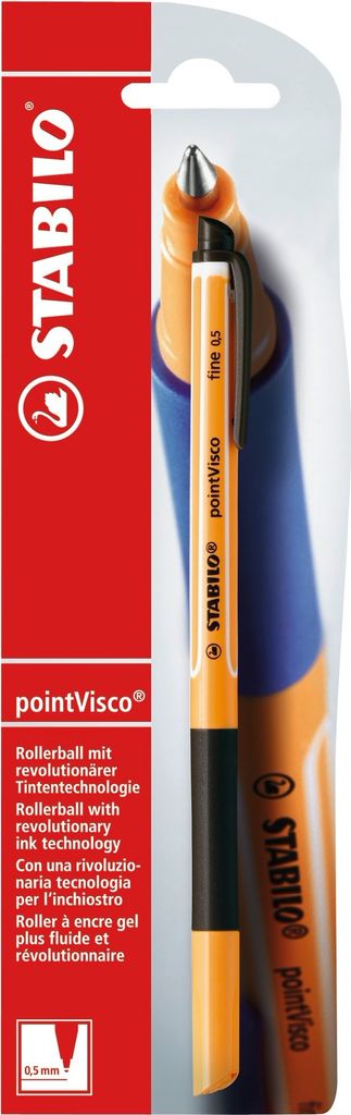 Tintenroller - STABILO pointVisco - Einzelstift - schwarz