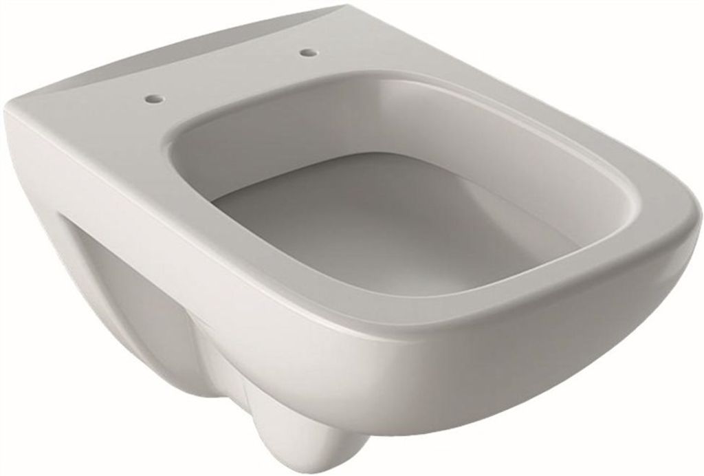 Geberit Wand-Tiefspül-WC Square RENOVA COMPACT verkürzte Ausladung, mit Spülrand weiß 206145600