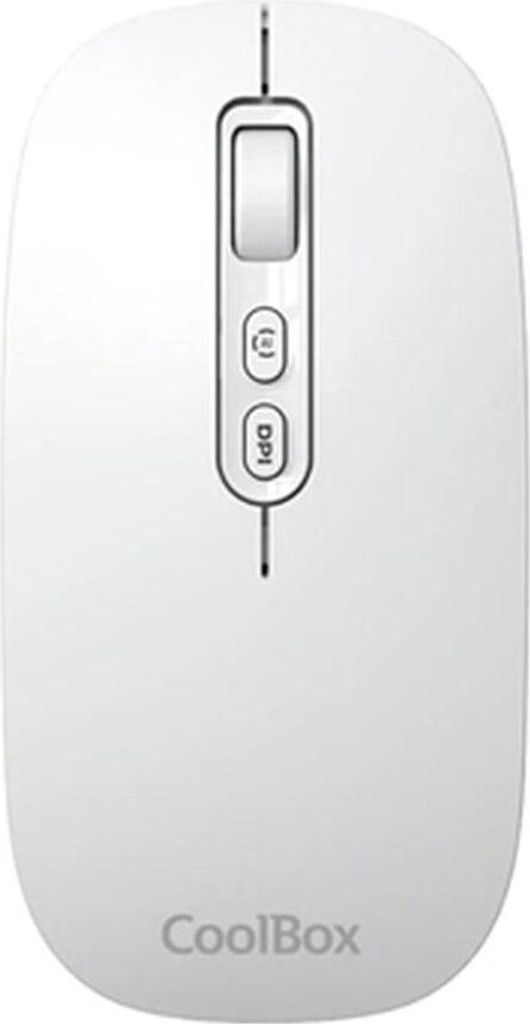 CoolBox W02, Beidhändig, Optisch, RF Wireless + Bluetooth, 1600 DPI, Grau
