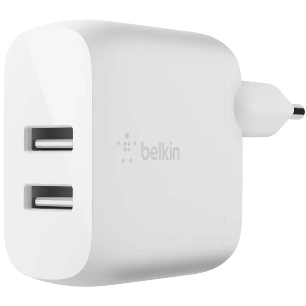 Chargeur Double USB Belkin pour Smartphone et Tablette Câble USB-C