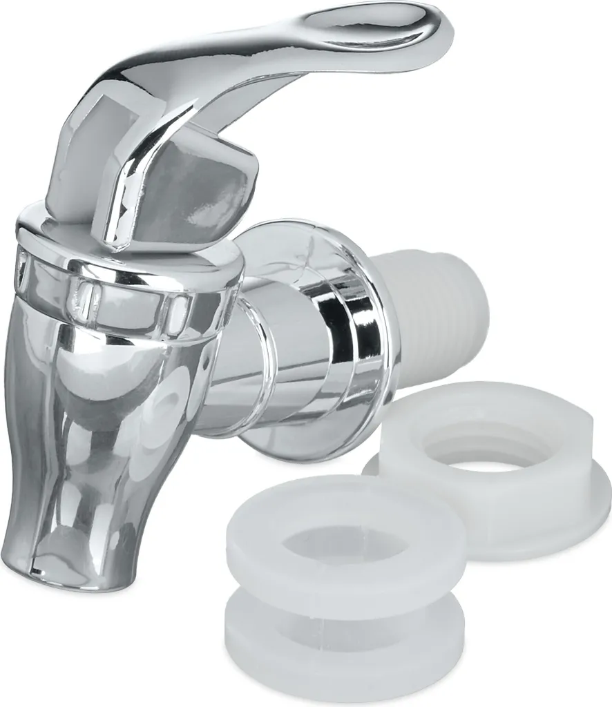 Relaxdays Dispenser Bevande 5L con Supporto - Erogatore Vetro Vintage - 8