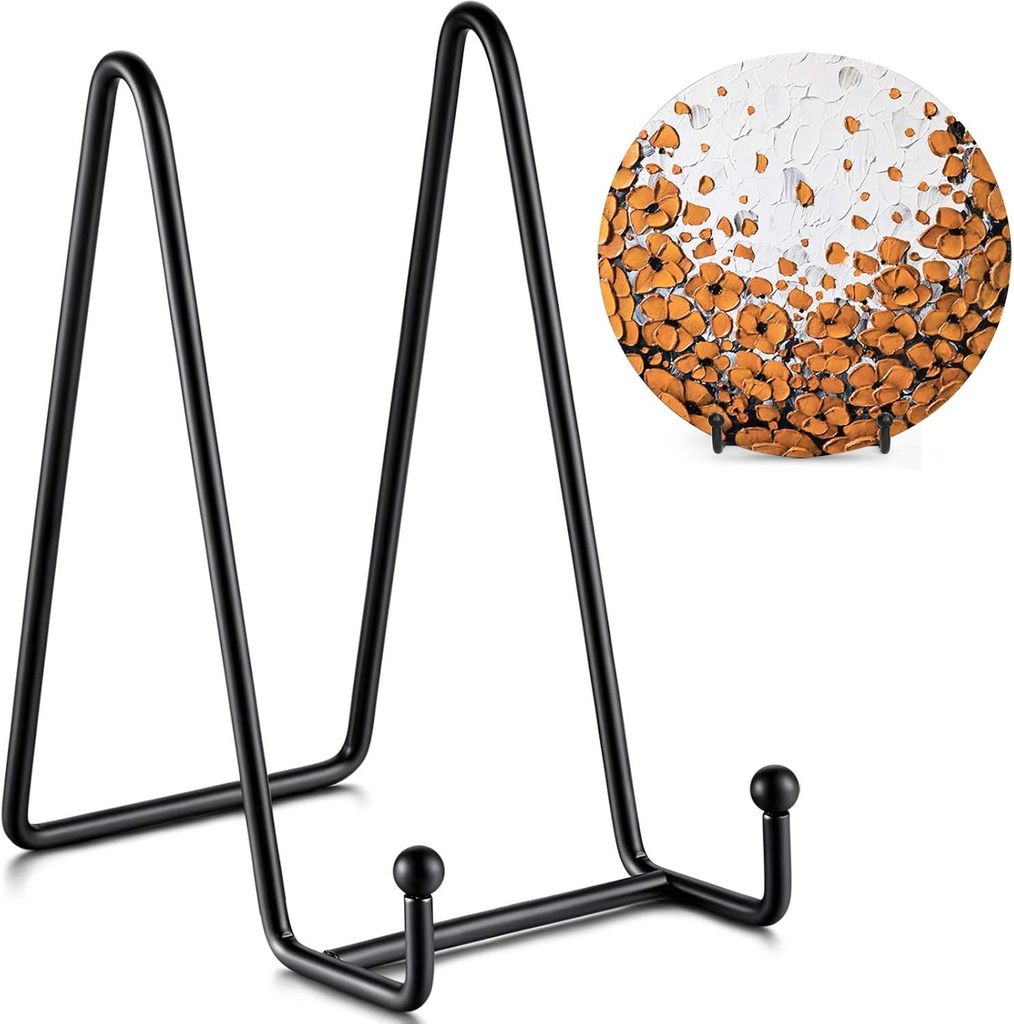 Tellerständer Metall 2er-Pack, Schwarz Pulverbeschichtet, 6 Produktbild 
