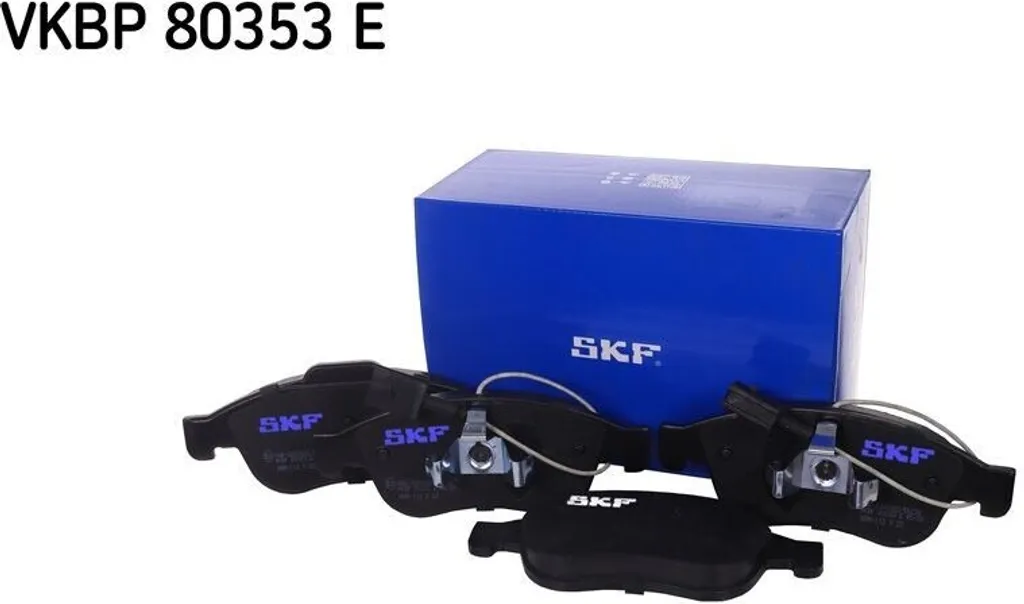 Jeu de plaquettes de frein à disque avant SKF VKBP 80353 E de rechange