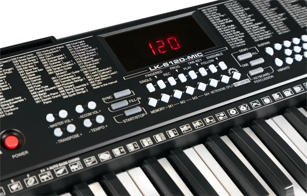 Clavier Arrangeur Numérique McGrey LK-6120-MIC et Micro Filaire Intégré