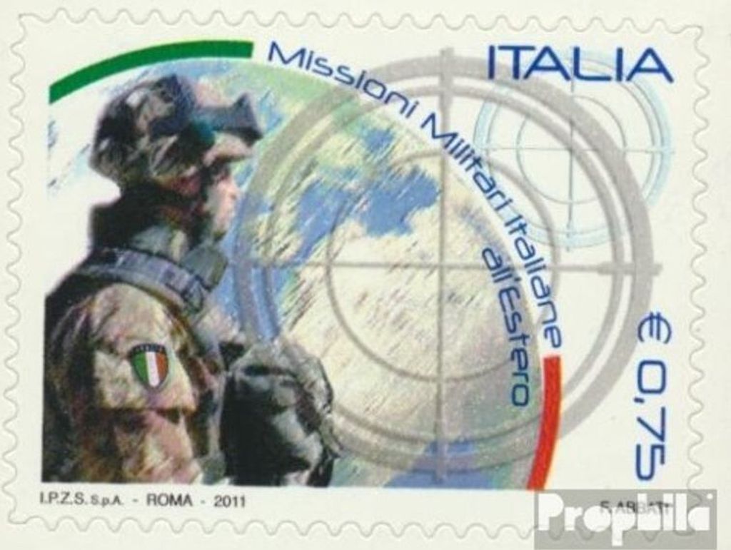 Briefmarken Italien 2011 Mi 3494 (kompl.Ausg.) postfrisch Soldat