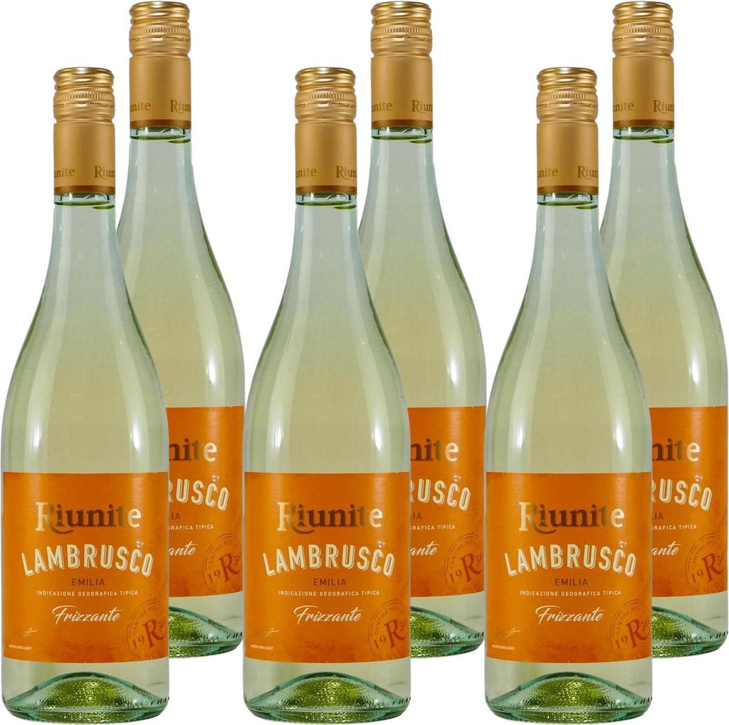 Riunite Lambrusco Weißer Perlwein (6 x 0,75L)