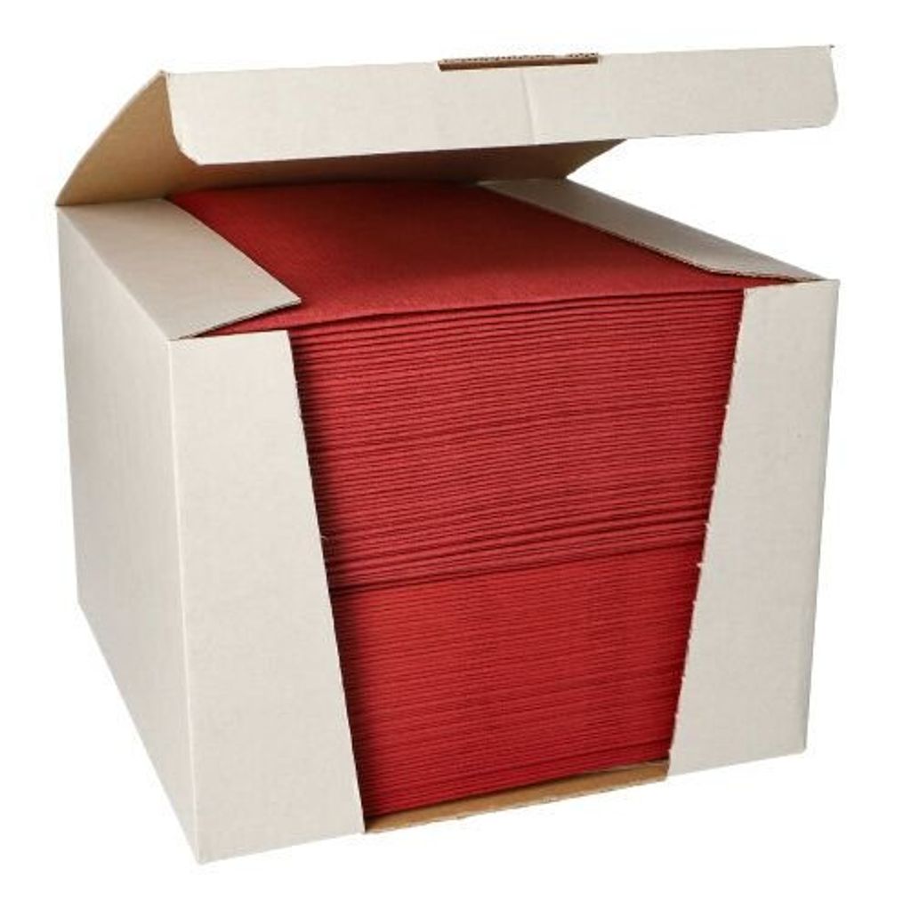 Papstar Servietten "ROYAL Collection" 1/4-Falz 40 x 40 cm bordeaux 100 Stück