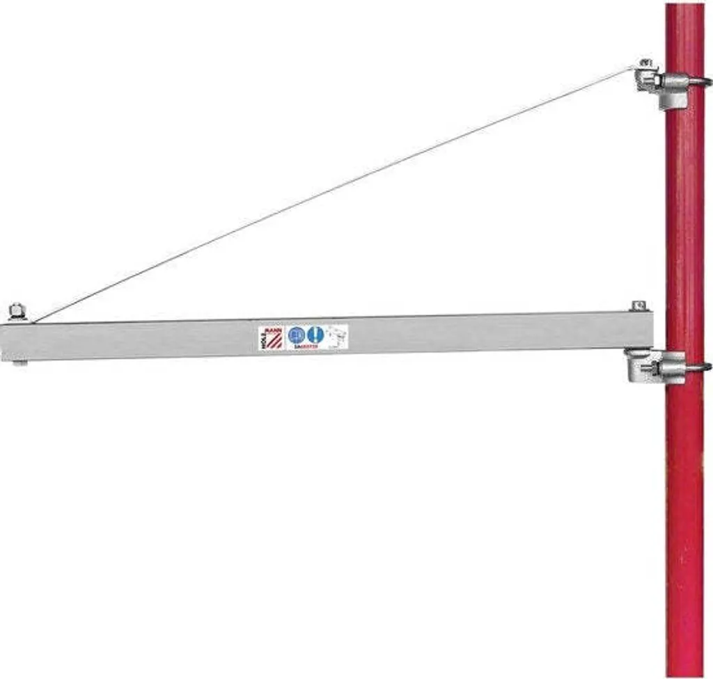 Support de fixation orientable Holzmann pour palan de levage noir