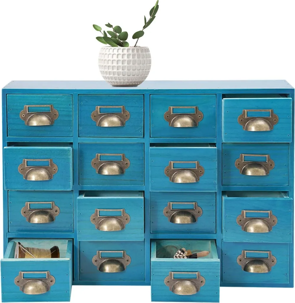 Armoire de rangement gain de place 16 compartiments pour trier sans outils