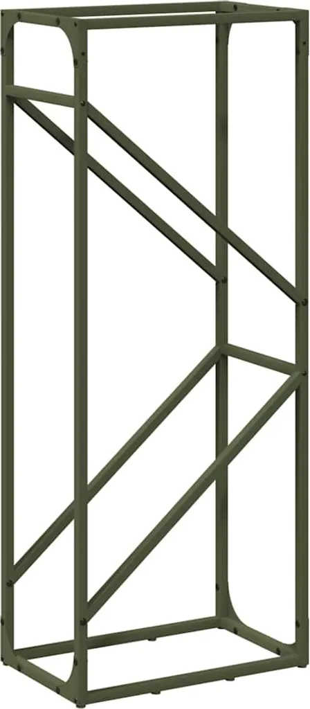 Legnaia Interna Verde Oliva 100cm - Acciaio Laminato vidaXL