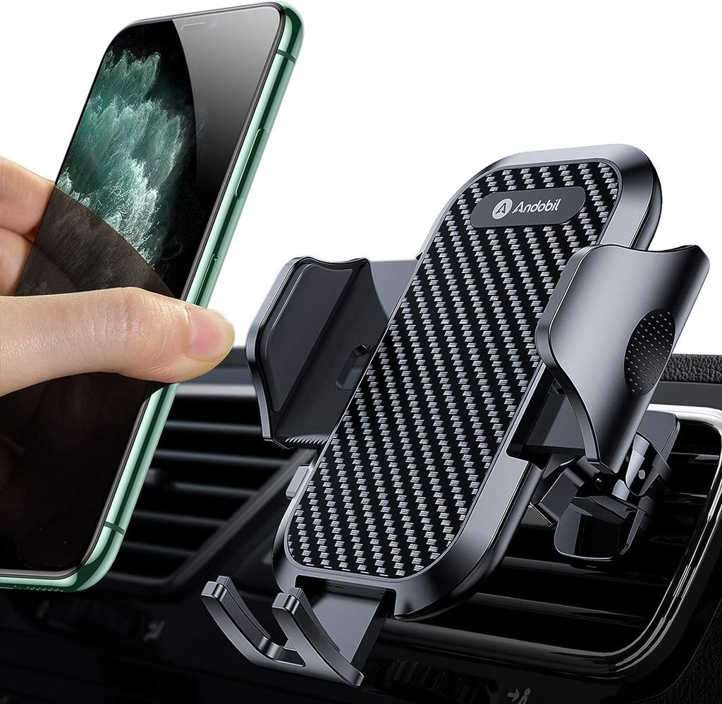 Handy Halterung Smartphone Halter Auto Universal Lüftungsgitter  Fingerhalterung