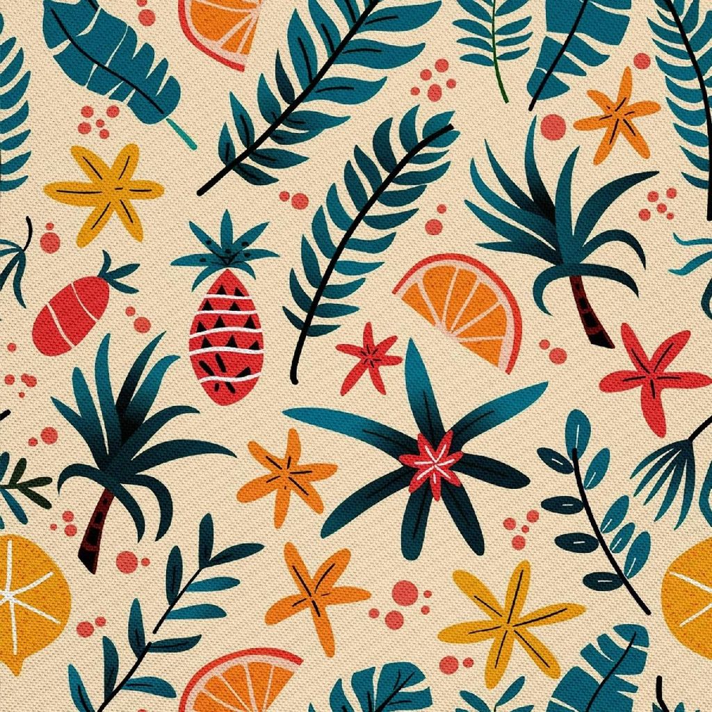 OUTDOOR DEKOSTOFFE OXFORD - Motiv Sommer | DX9103