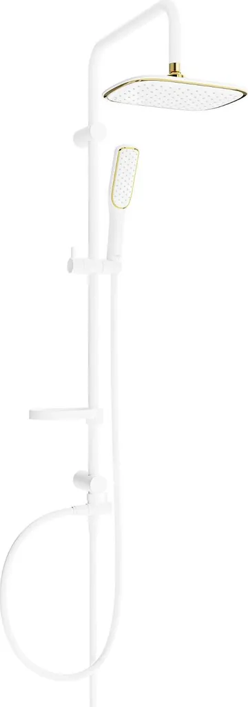 Colonne de douche en Laiton Blanc et Doré - Modèle X49 Moderne