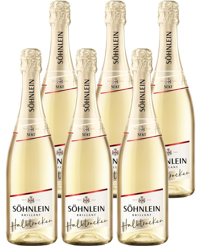 Söhnlein Brillant Sekt demi-sec fruité et frais 750ml 6er Image du produit 
