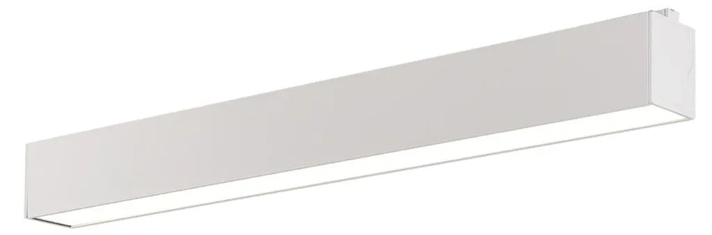Plafonnier LED 18W 1300lm Métal Blanc - Éclairage Chaud 3000K Linéaire