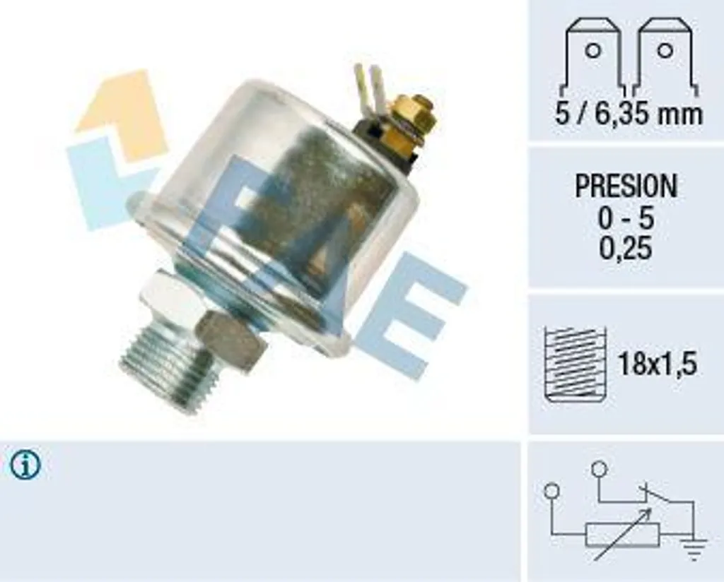 Sonde de pression d'huile pour Porsche 928 - Maintenance moteur FAE 14990