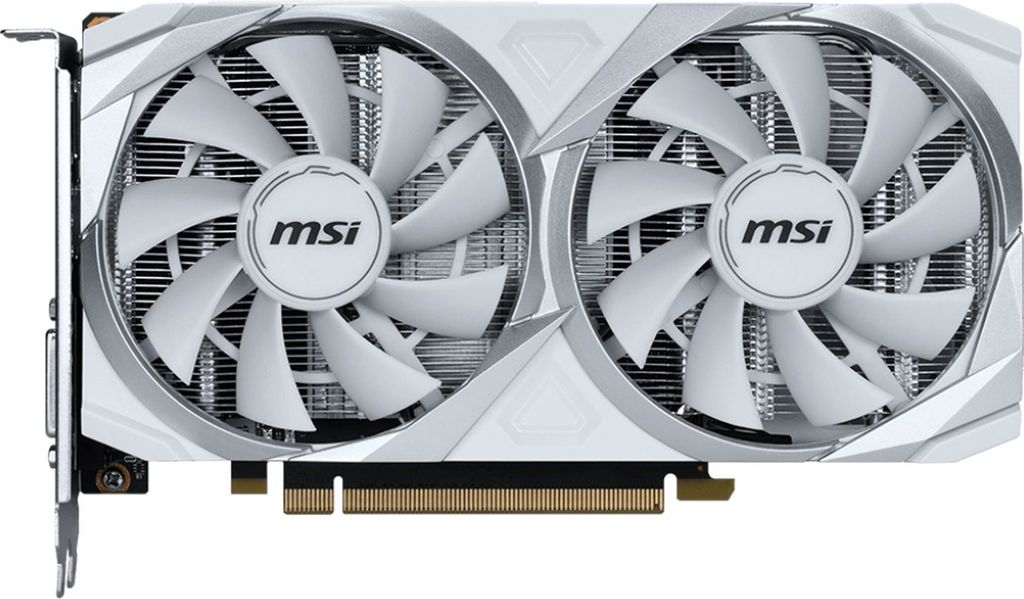 GeForce RTX 3050 Ventus 2X XS WHITE 8G OC (1x DisplayPort, Produktbild 