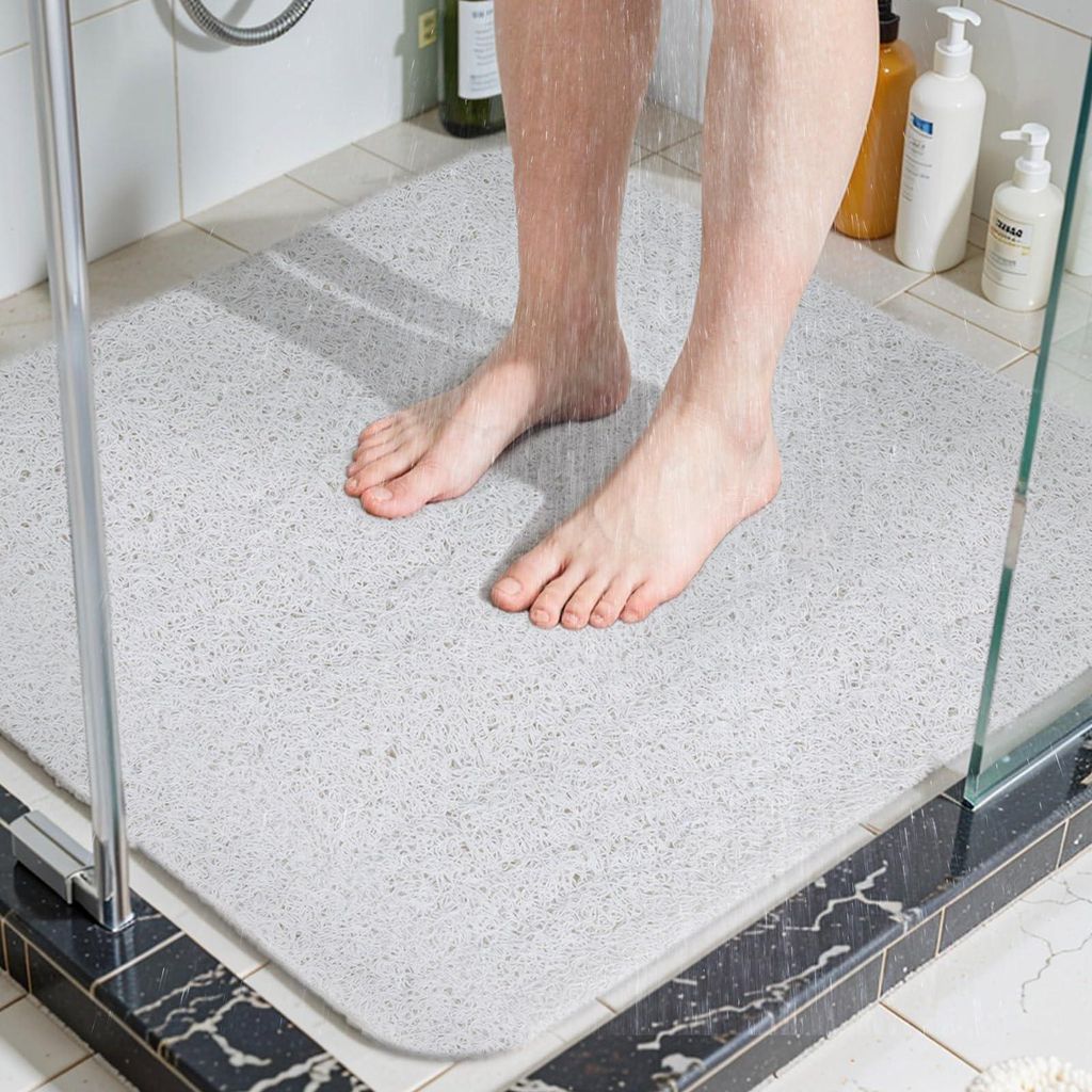 COSYLAND douchemat, antislip, 80x80 cm, badmat met afvoer, Productafbeelding 