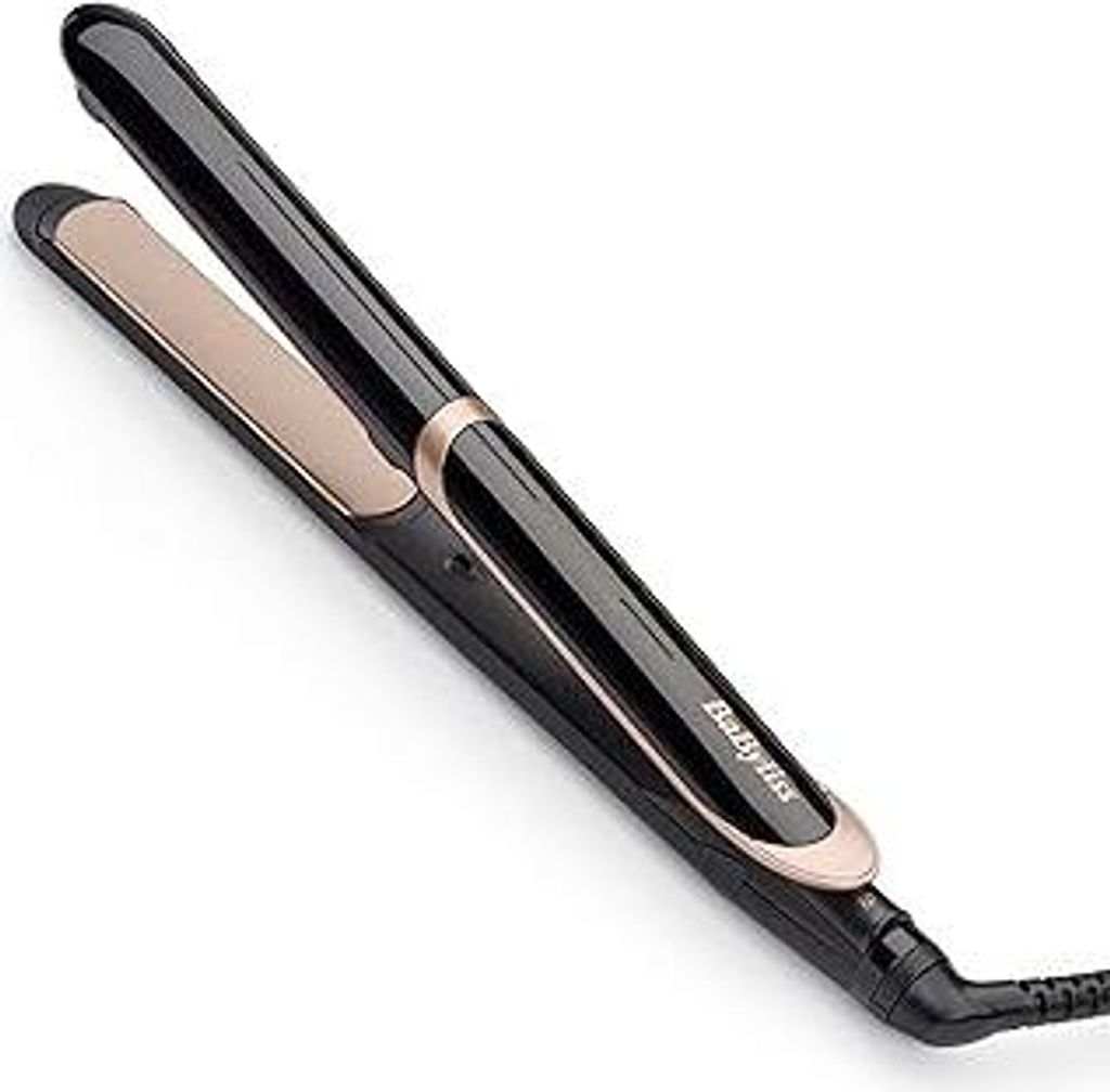 BaByliss Super Smooth Glätteisen – Anti-Frizz Ionen-Technologie, Hitzeschutzmatte, fortschrittliche Keramikplatten, schnelles Aufheizen, 6 Tempe...