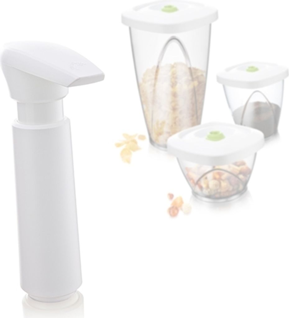 Vakuumpumpe weiß / Pumpe VacuVin / Vacuum Pump