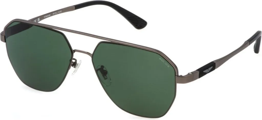Lunettes de soleil Police pour homme avec monture métal noir SPLP3059
