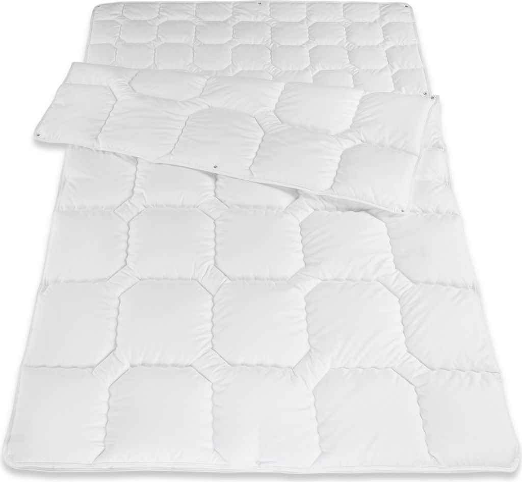 Traumhaft gut schlafen Softline - Steppbett, verschiedene Wärmestufen, Allergikergeeignet, Ausführung: Vierjahreszeiten-Steppbett, Größe: 135 x...