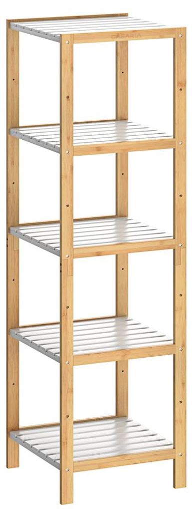 Casaria Scaffale da Bagno & Cucina 5 Ripiani Bambù Mobile a Immagine del prodotto 