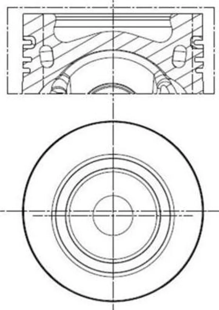Jeu de Segments de Piston 81mm Standard pour Moteur VW Golf 2.0 TDI