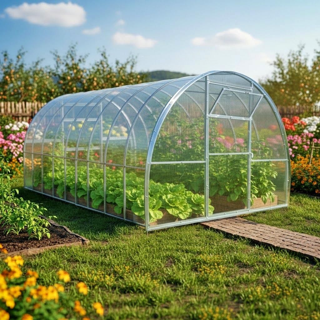 Gewächshaus GARTEN PLUS 3x10 m mit 6 mm Polycarbonat