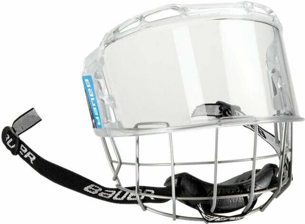 Grille de Hockey Bauer Hybrid Shield Clear S - Visière Anti-Buée