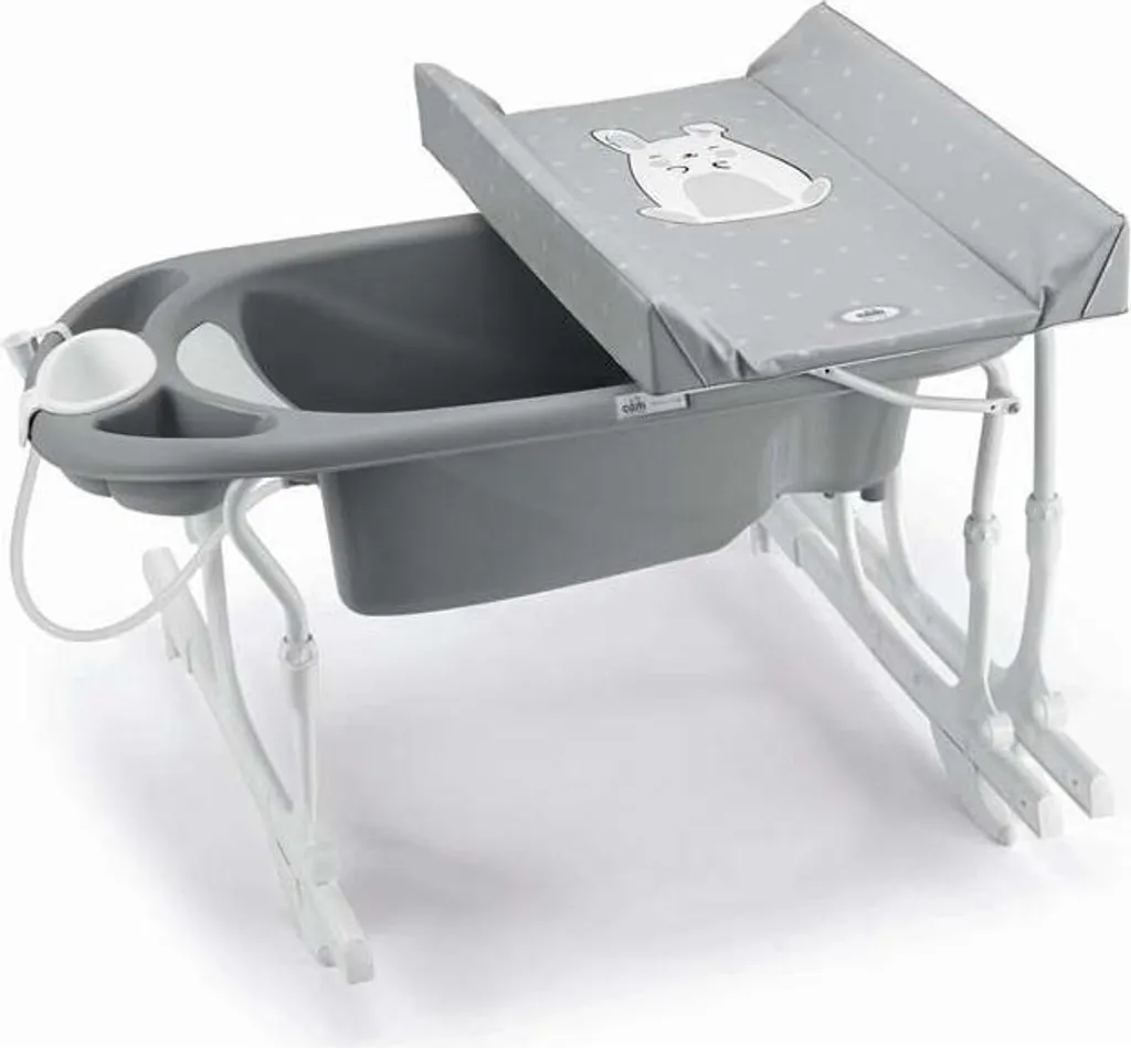 Combiné Baignoire et Table à Langer Coulissant pour Gain de Place