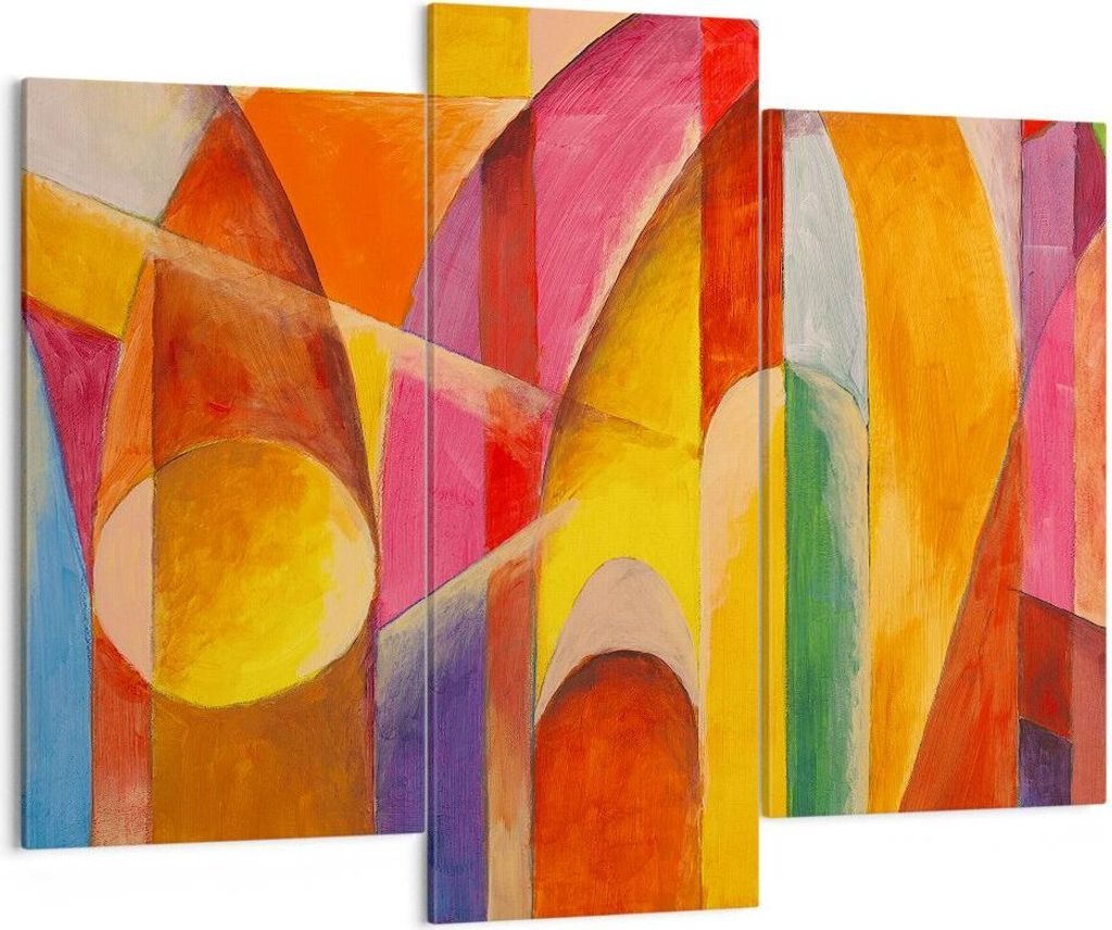 Bild auf Leinwand - Leinwandbild - Abstraktion modern - 130x100cm - Wand Bild - Wanddeko - Leinwanddruck - Bilder - Kunstdruck - Wanddekoration - L...