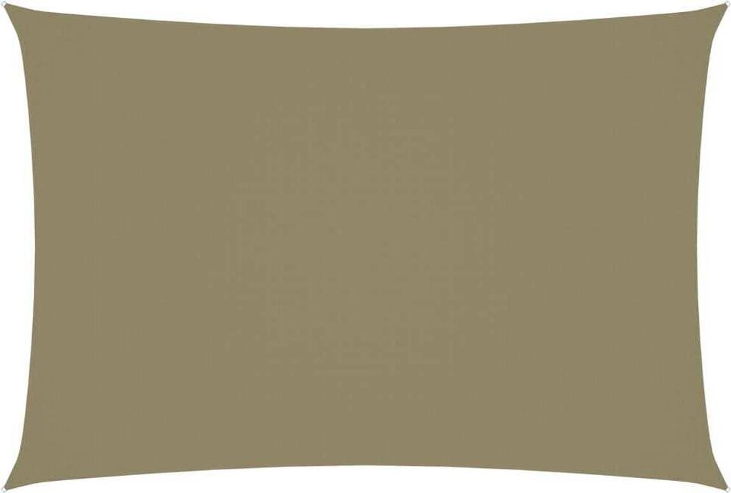 Sonnensegel Oxford-Gewebe Rechteckig 3x5 m Beige