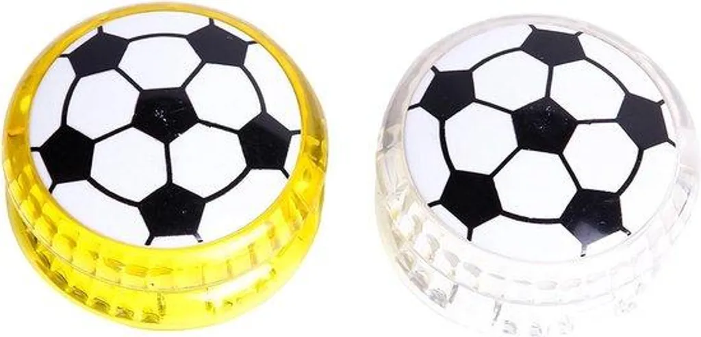 Yo-yo lumineux ballon de foot pour enfant : jouet LED de sport ludique