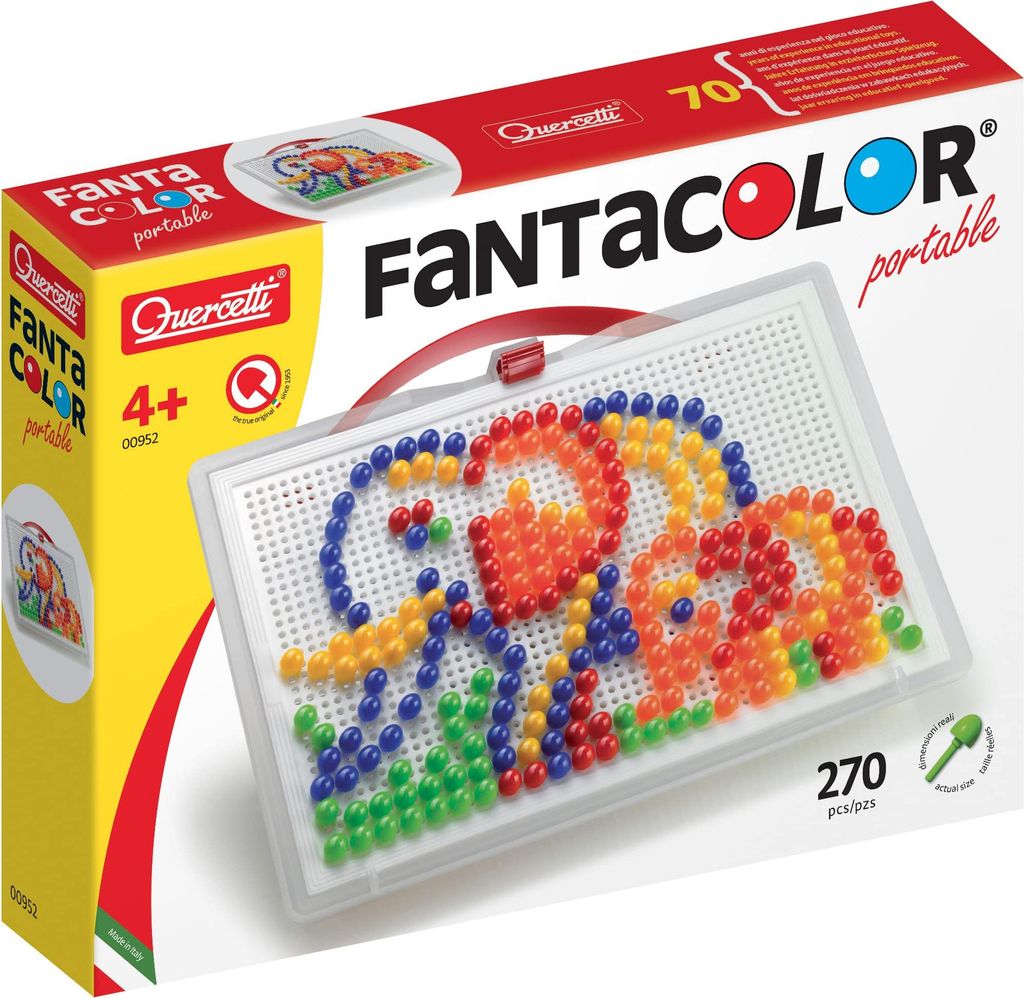 Quercetti FantaColor Portable 270 pcs (Ø10 mm) Image du produit 