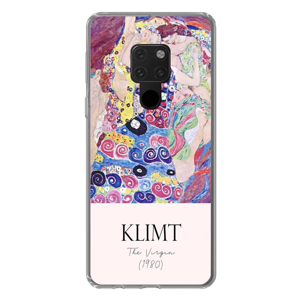 MuchoWow Handyhülle Schutzhülle Hülle für Huawei P40 Lite Malerei - Jugendstil - Gustav Klimt Silikon Softcase Handy Hülle - Handy