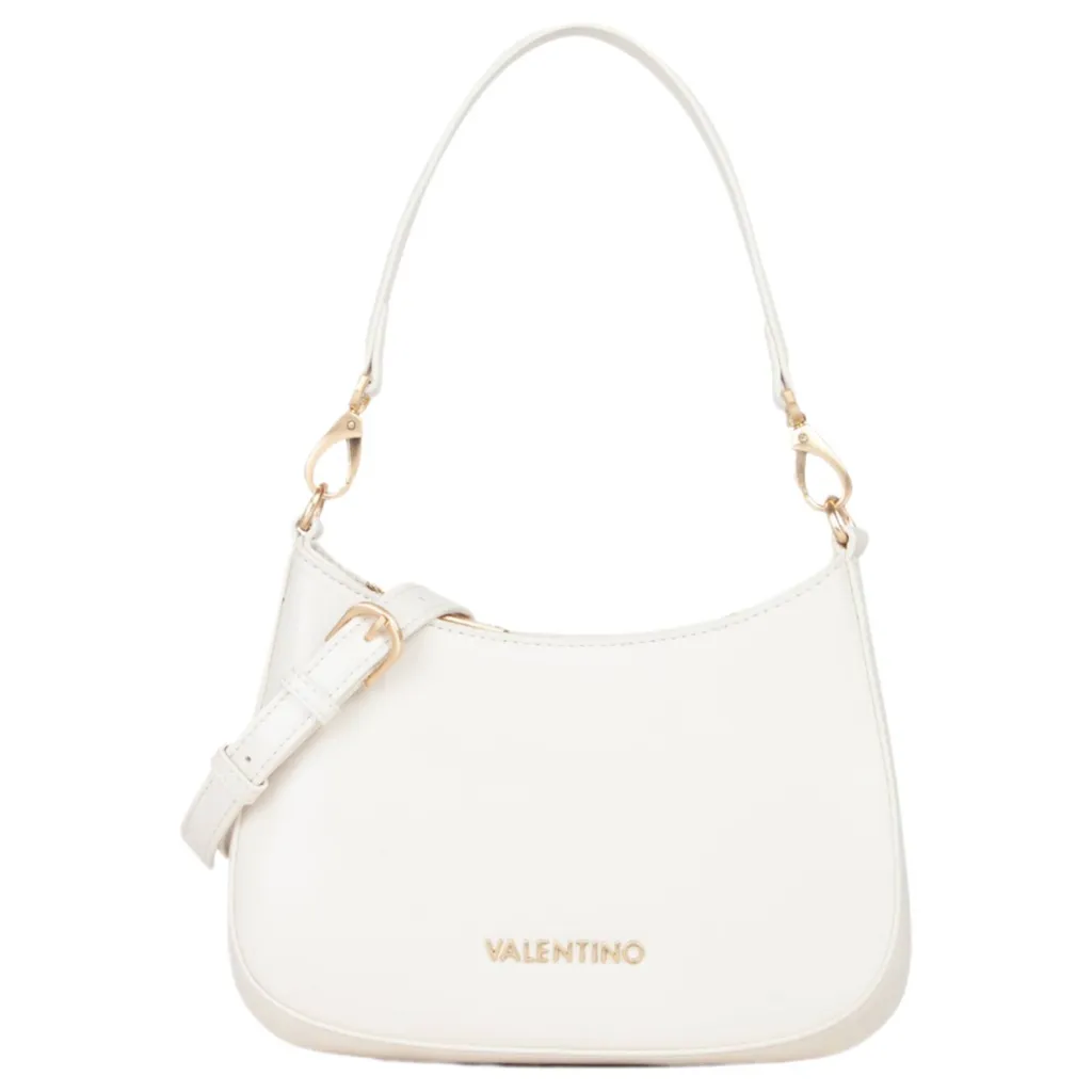 Valentino Bags Re Hobo: Borsa Donna Ecopelle Ecrù con Tracolla
