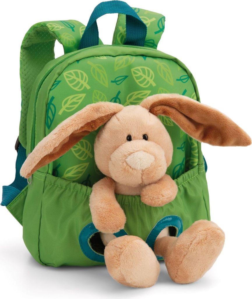 NICI Rucksack mit Plüschtier Hase 25cm 0