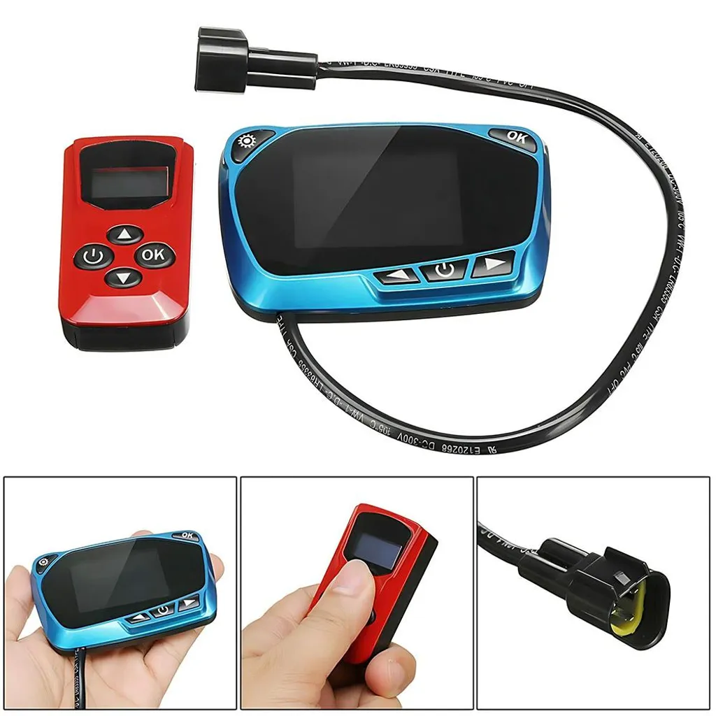 Chauffage d'appoint 12V/24V avec écran LCD et télécommande universelle - 9