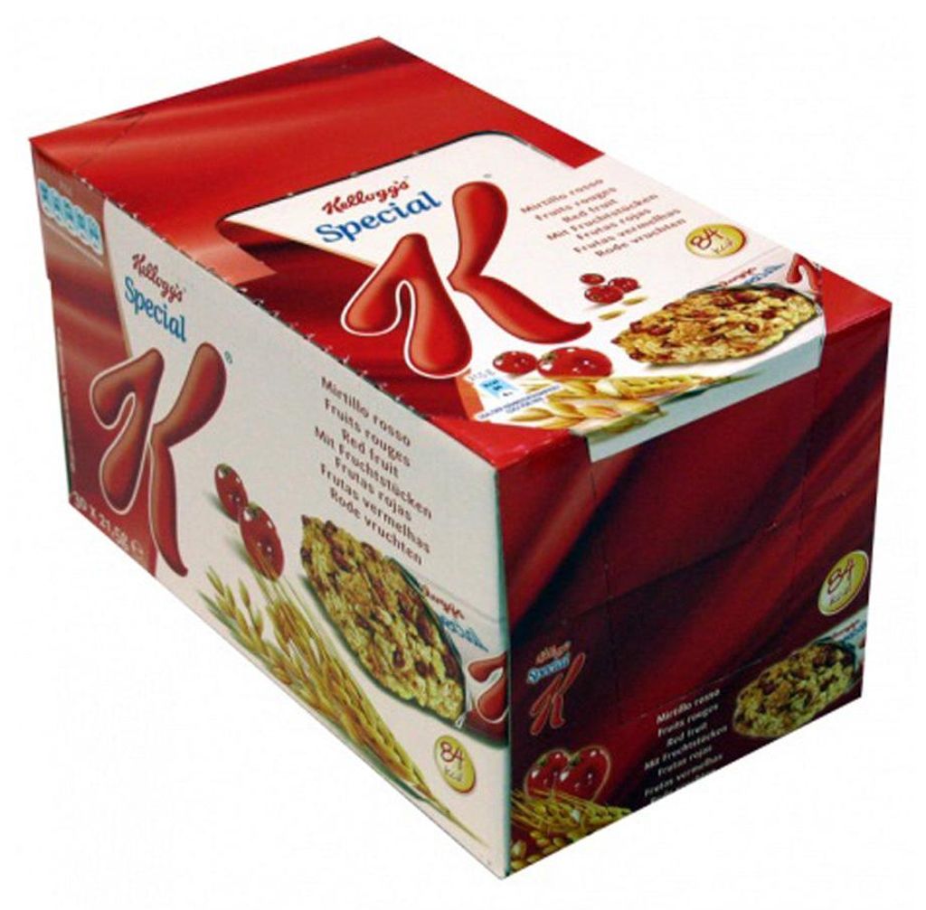 Kellogg's Rood Fruit Riegel 30 x 21,5 g – Fruchtiger Snack Produktbild 