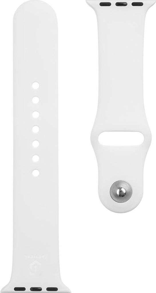 Tactical 465 Silicone Band für Apple Watch 1/2/3/4/5/6/7/8/9/SE 38/40/41mm weiß