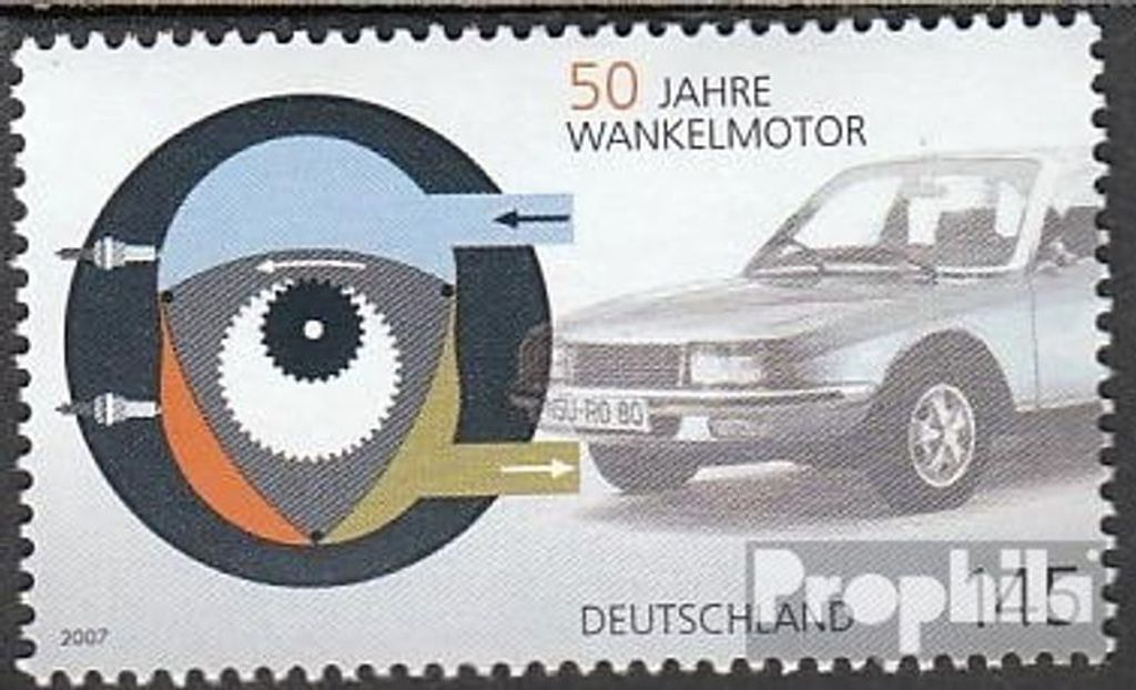 Briefmarken BRD (BR.Deutschland) 2007 Mi 2582 (kompl.Ausg.) Produktbild 