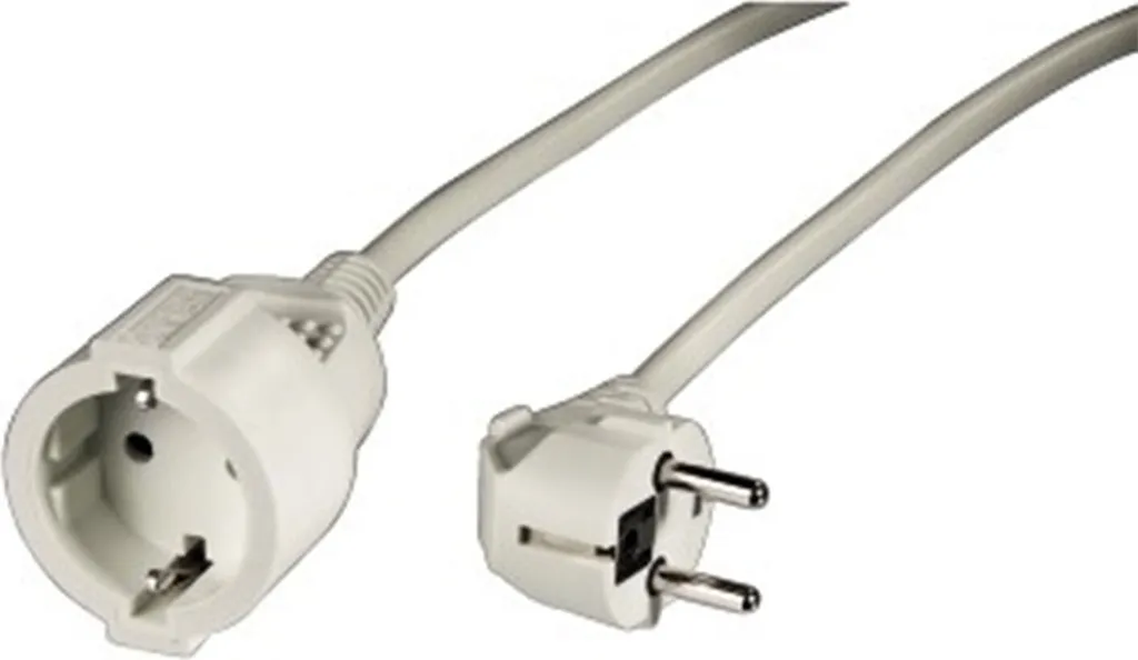 Prolunga Elettrica Hama 3m Schuko 16A Bianca | Cavo H05VV-F 3G1,5