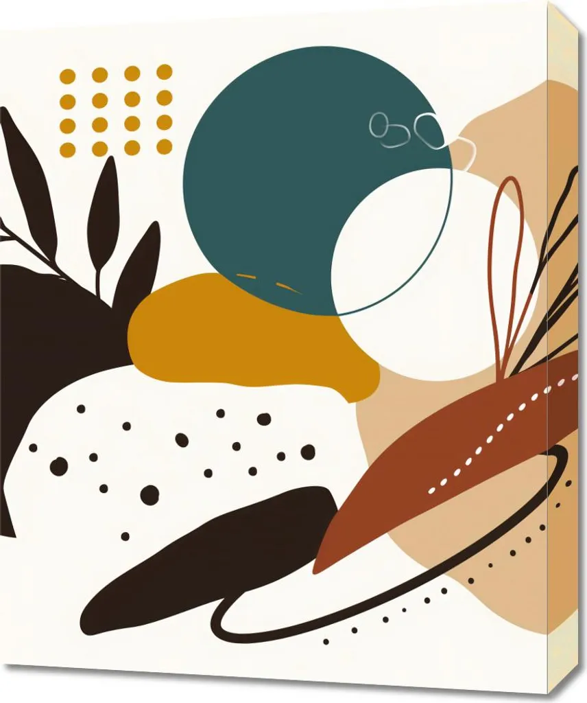 Déco salon Kaléidoscope de fleurs 50x60 - Idée cadeau crémaillère chic
