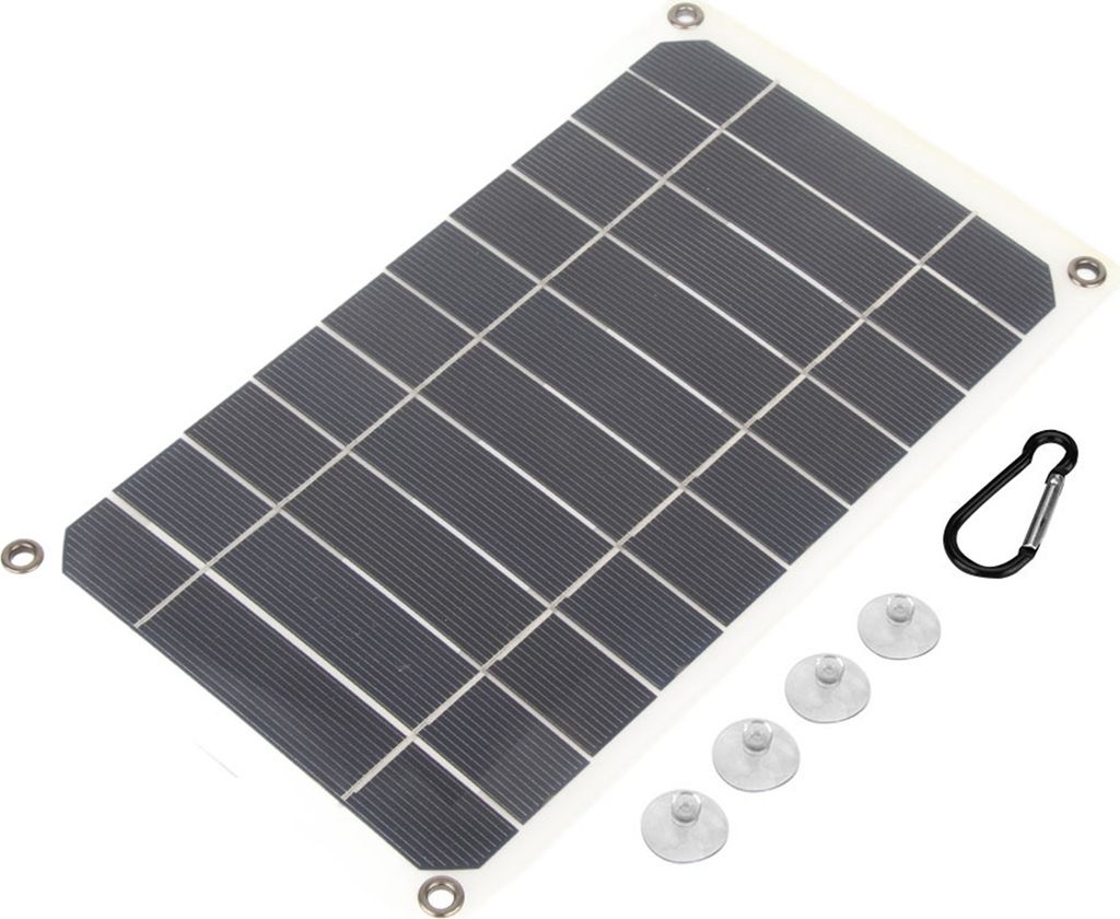 Portable 10W Outdoor IP64 Waterproof Solar Panel Mobile Power Charger 5V USB Output