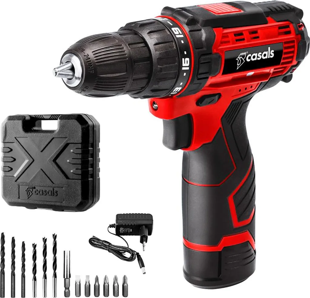 Visseuse sans Fil 12V Casals CSC1205BC Idéale pour Montage de Meubles Kit