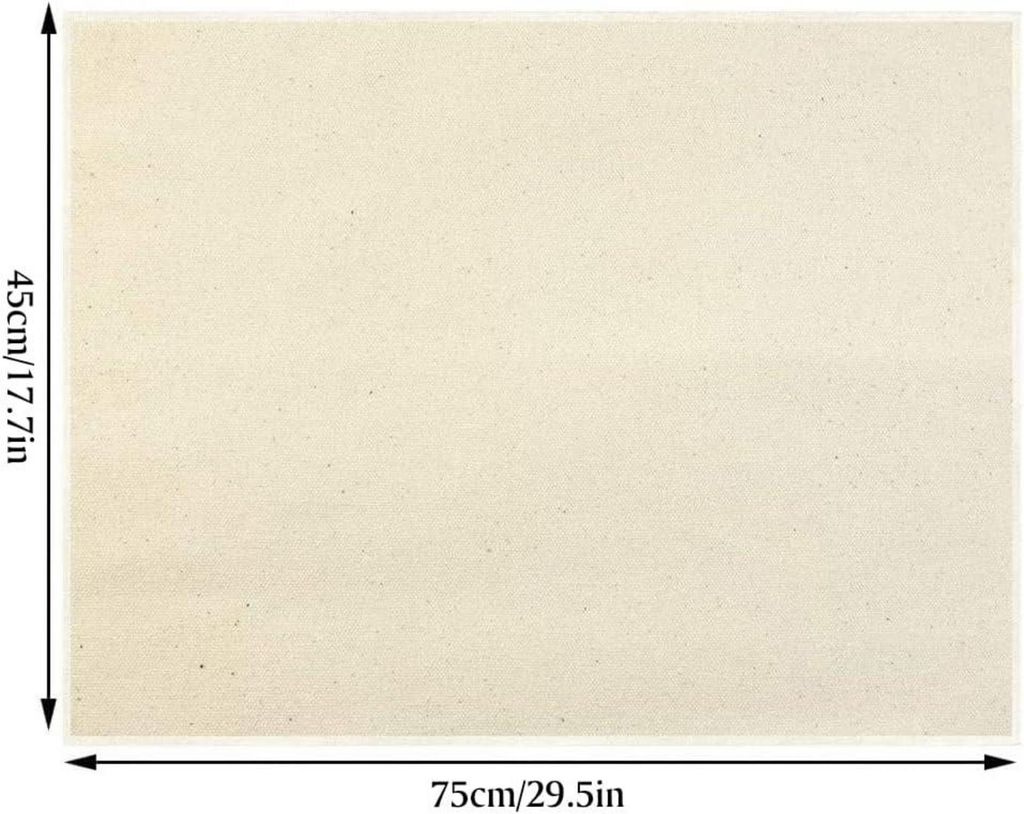 2 Stück Brotback Leinentücher | 75x45cm Teigtücher Für Bäcker