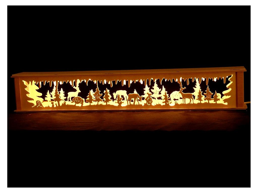 Schwibbogen 2-22 Schwibbogenerhöhung für Lichterbogen Made Erzgebirge Seiffen Maße: 72x10x11cm (BxTxH) ...