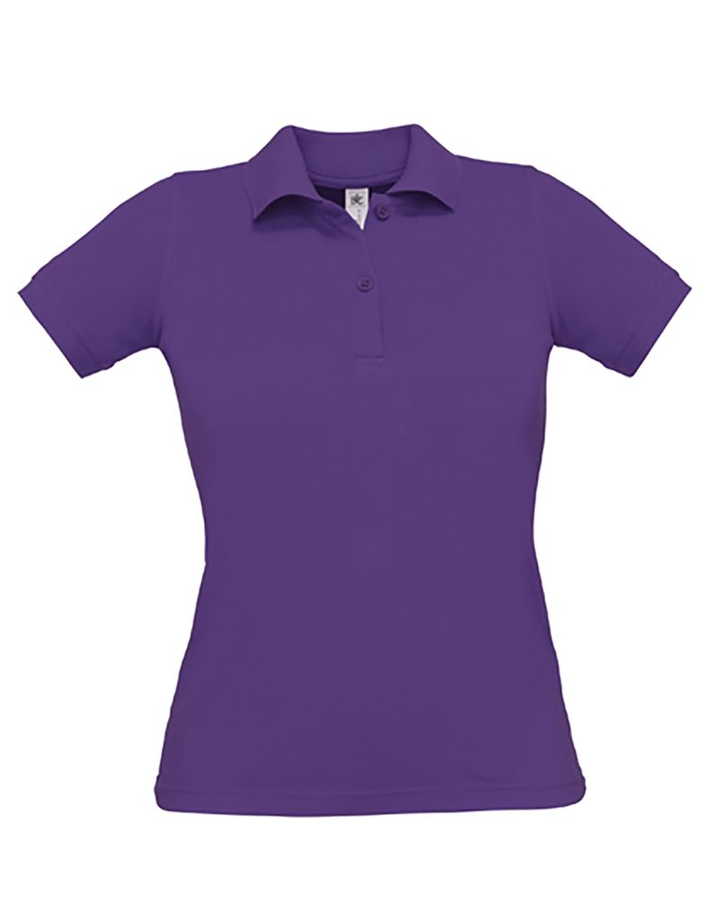 B&C PW455 | Poloshirt Safran Pure / Women - Farbe: Purple - Größe: XS